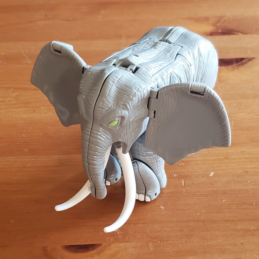 Hasbro Transformers Beast Wars MAGNABOSS IRONHIDE Elephant 1997 w/Tusks Complete